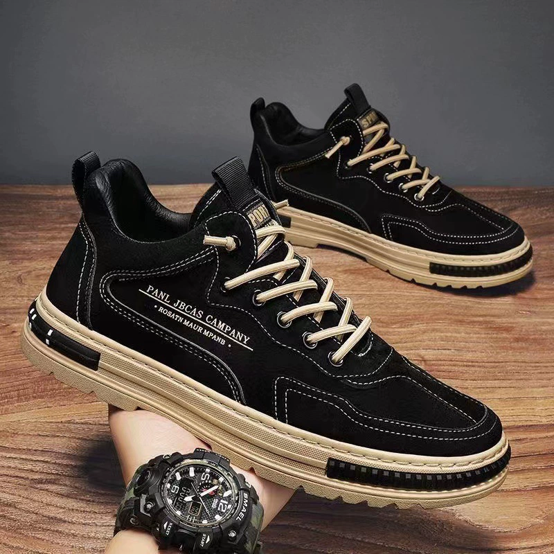 Мужская обувь, весенняя обувь, Мужская дышащая Рабочая Нескользящая Водонепроницаемая износостойкая кухонная рабочая обувь, обувь для охраны труда, мужская обувь на толстой подошве