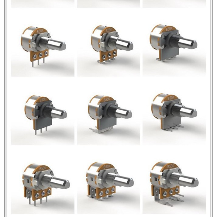 厂家供应R09/R12/R16mm旋转电位器，碳膜电位器，音量可调电位器