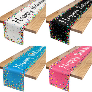 Foreign trade explosions spring table flag birthday party table flag decorative table linen table flag factory direct sales