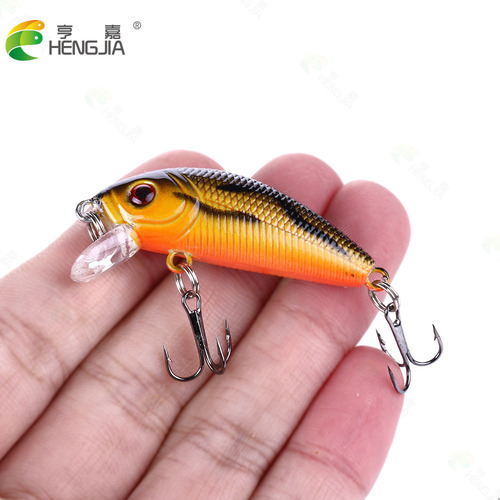 Microbait Minollua bait mini 5CM water surface bass fake bait Lua fishing bait hard bait wholesale road sign