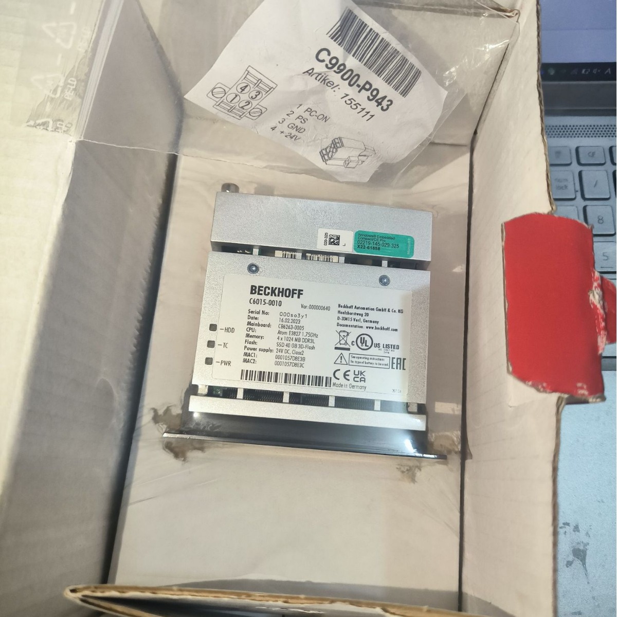倍福Beckhoff数字紧凑型C6015-0020  C6015-0030