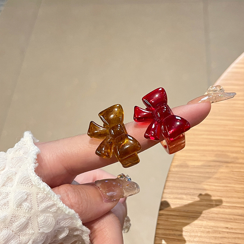 Cute Acrylic Bow Knot Women's Rings display picture 5