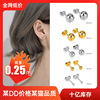 Fashionable beads, universal earrings stainless steel, European style, simple and elegant design