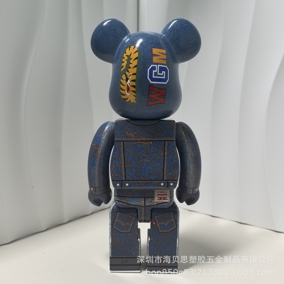 400 ARBRICK VIOLENCE BEAR LEVIS TIDE PLAYS 홈 높은 색상 가치 장식품 빌딩 블록 곰 핸드 헬드