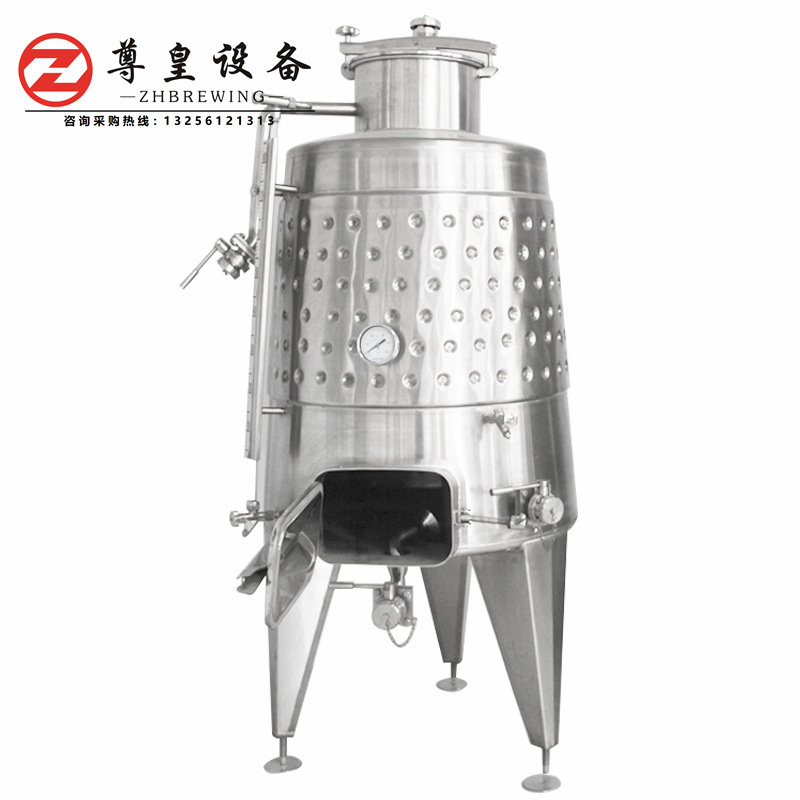 500L果酒中式实验设备，为你的、葡萄酒提供坚实保障发酵罐