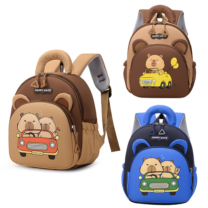 Apoyar el procesamiento de la mochila infantil personalizada, mochila para niños, mochila para estudiantes de escuela primaria, 3 - 6 años de edad, luz