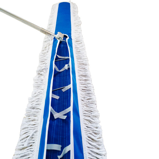 Extra large dust push long rod flat mop row extended floor mop commercial dust push 150cm180cm mop cleaning