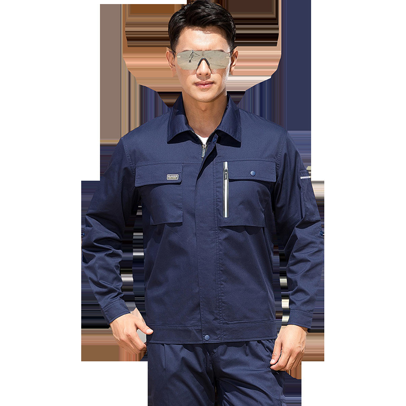 作業服セット男性春秋労働保険工場工場の自動車修理大ポケット労働服高級労働服卸売り労働保険|undefined