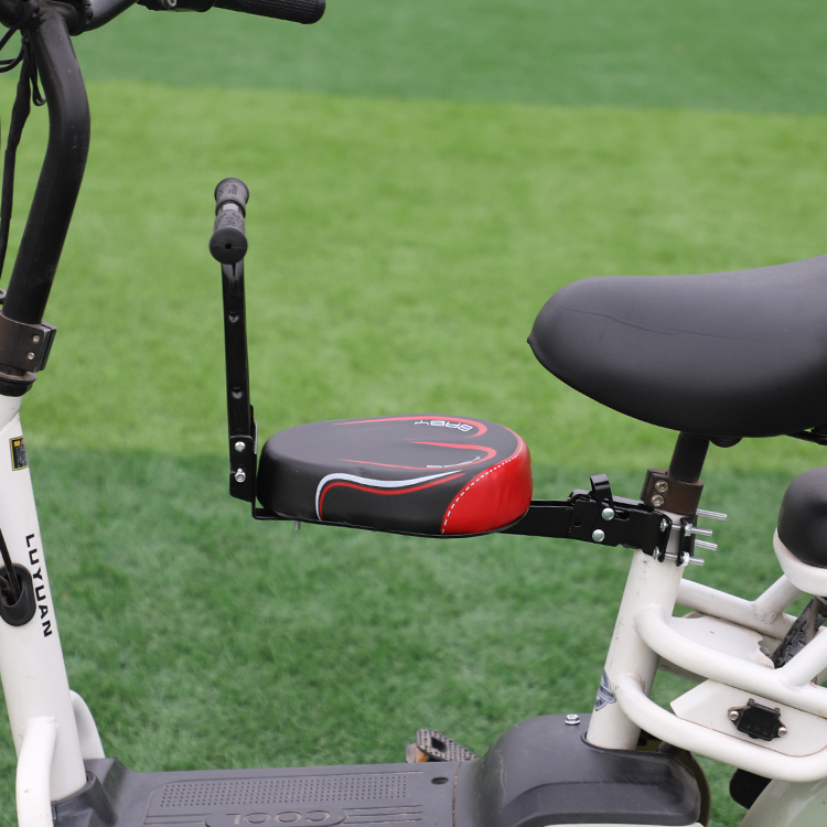 Suitable for Electric Vehicles, Bicycles, Scooters, Children's Front-Mounted Seats, Foldable Electric Bike Child Seats