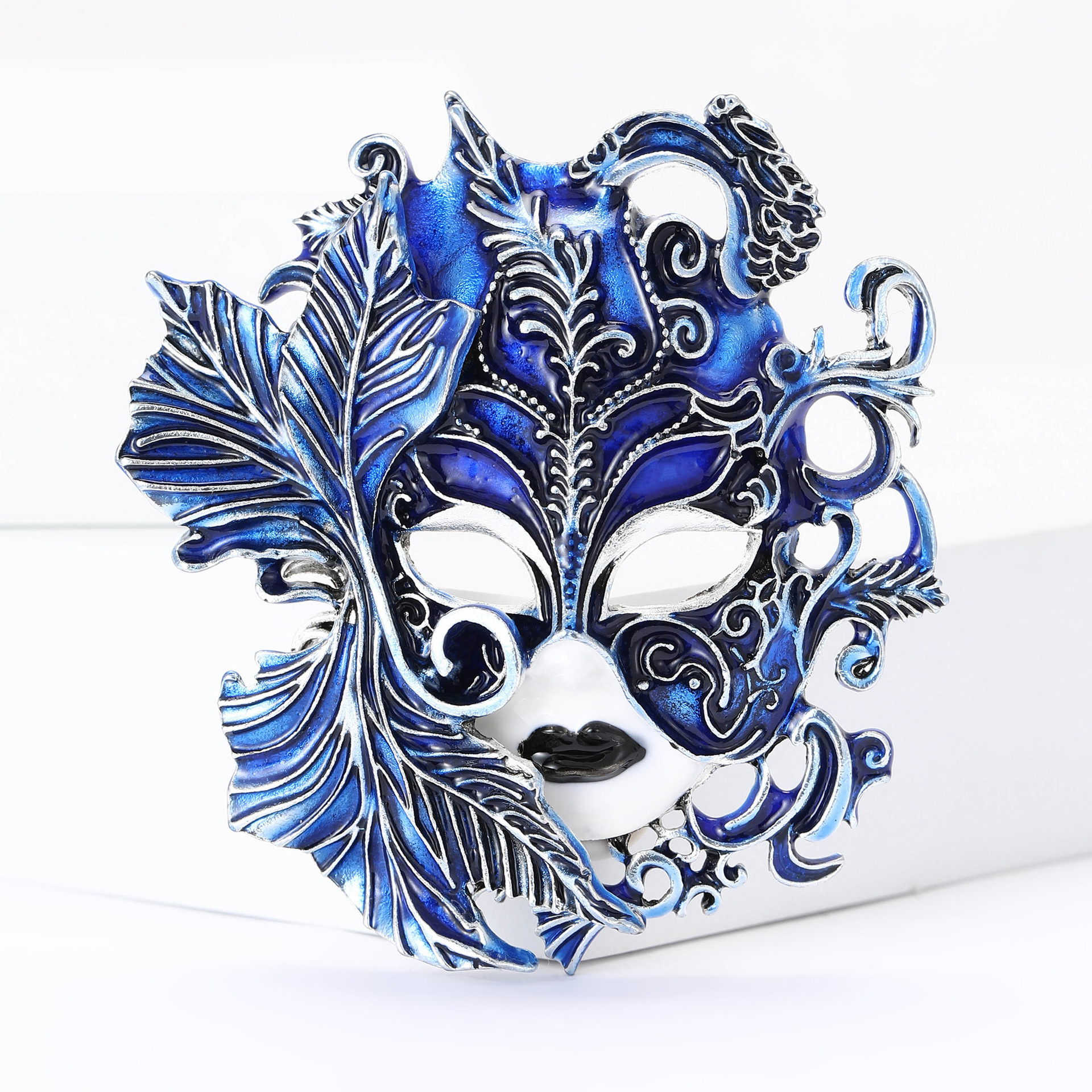 New Hot-Selling Fashion Creative Heavy-Duty Enamel Oil-Drip Carnival Mask Brooch Alloy Personality: Br4619