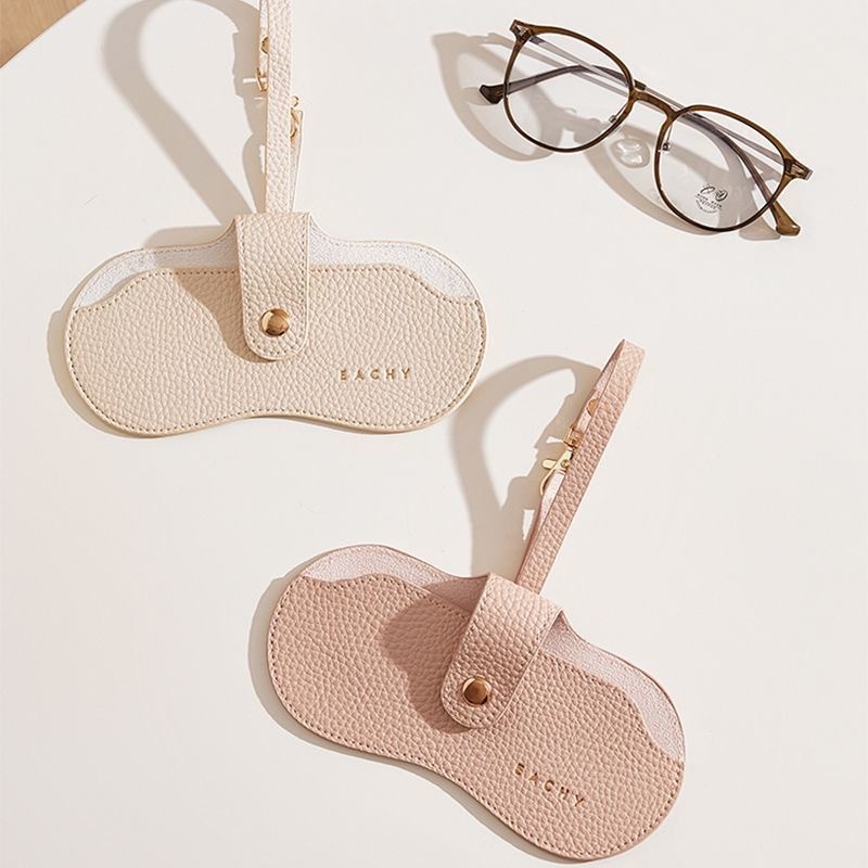 Glasses Storage Bag, Women's Sunglasses Storage Box, Portable Anti-Pressure Sunglasses Protective Cover, Classy Ziplock Bag Protective Box