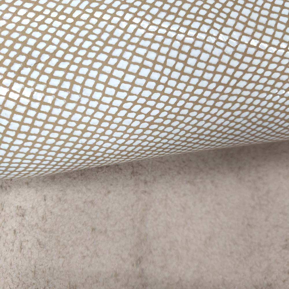 头层反毛皮网纹贴膜蛇鳞纹牛皮革皮料鞋包手套