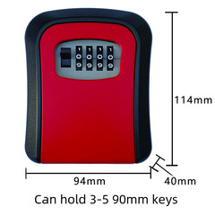 New plastic anti-pry password box key lock temporary password box renovation password box renovation key box