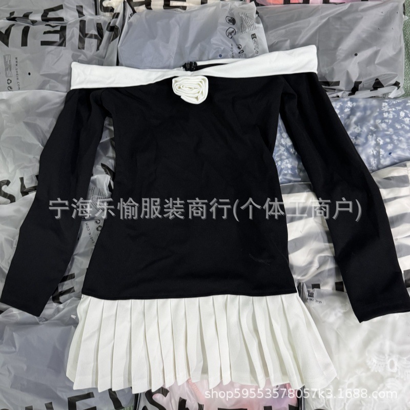 Cross-border shein miscelánea ropa de mujer sexy miscelánea europea y americana vestidos de chicas calientes stock de cauda al por mayor gabinete