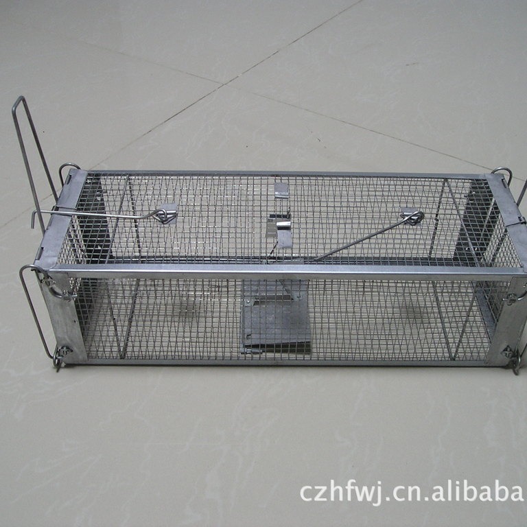 供应捕鼠器 捕鼠笼子家用铁丝网编织 质量放心