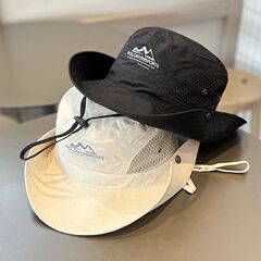 マウンテンキャンプ巾着漁師帽子サンシェードハイキング日焼け止め屋外登山釣り帽子ウエスタンカウボーイハット