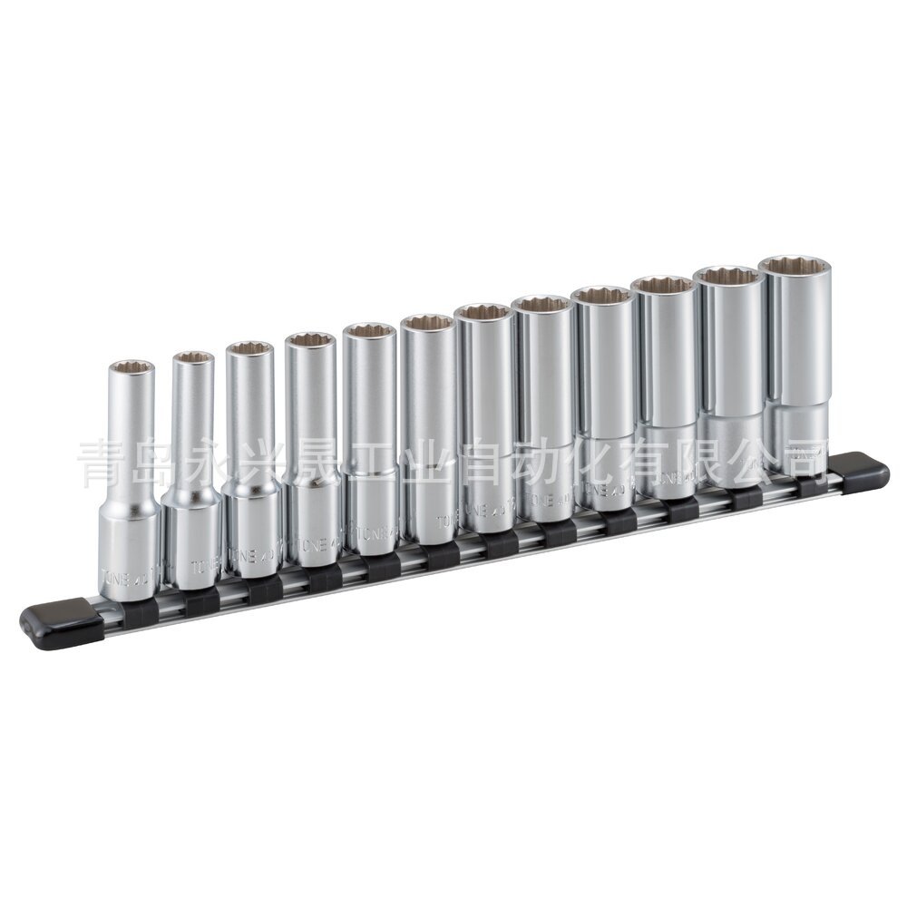 日本前田TONE 深套筒套件（12 角，带支架）HDL412