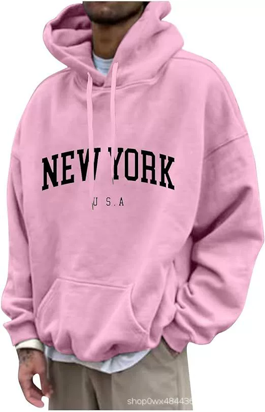 Мужской свитер с капюшоном с длинным рукавом NEW YORK фантазийный узор 3D-печать 2023 осень трансграничный НОВЫЙ источник