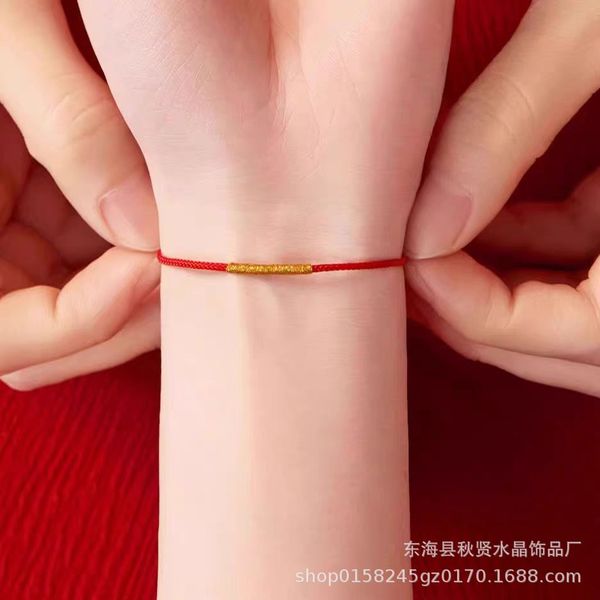 red rope bracelet