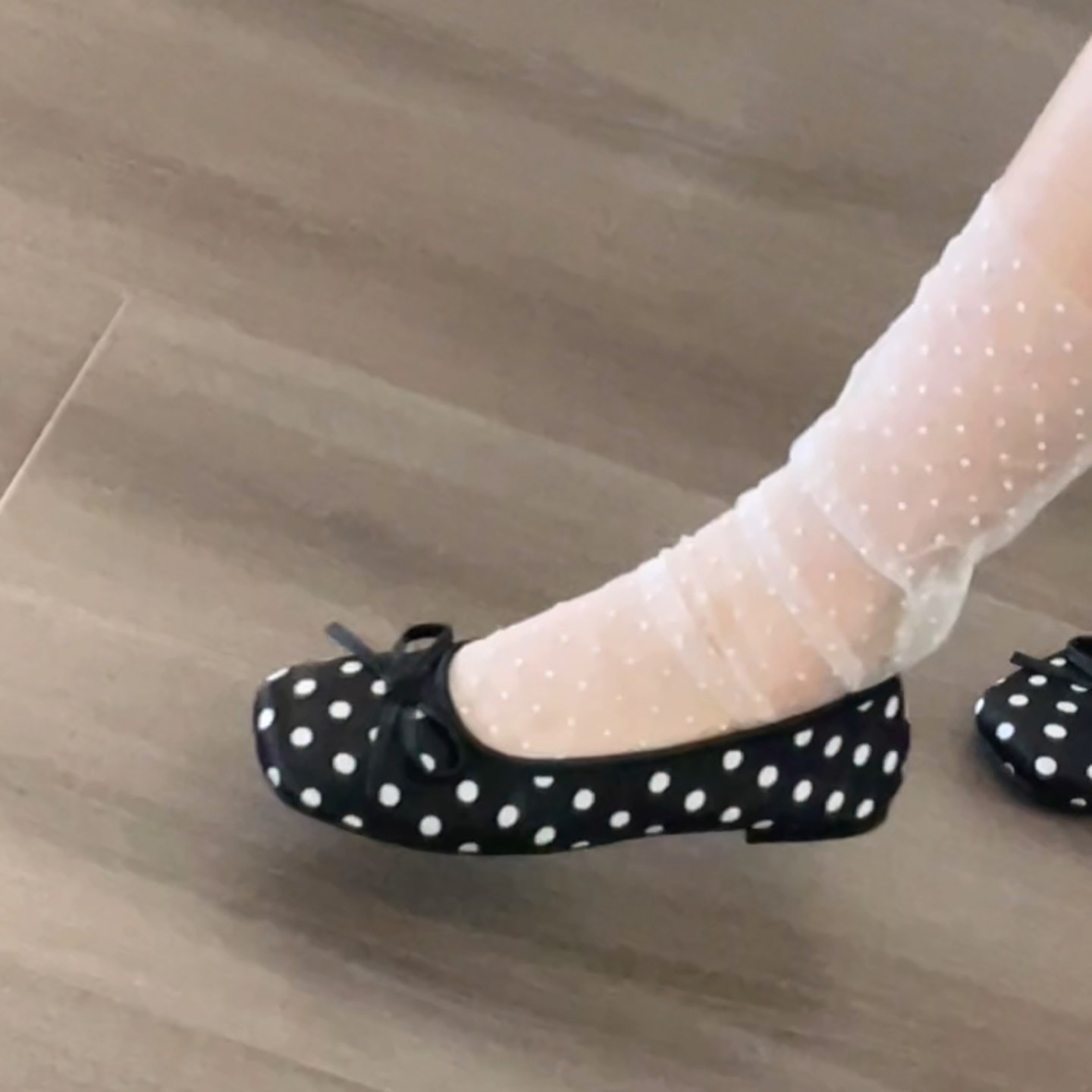 Casual coreano con arco plano zapatos de ballet 2026 primavera y verano en línea el mismo punto de onda zapatos de cabeza cuadrada Mary Jane