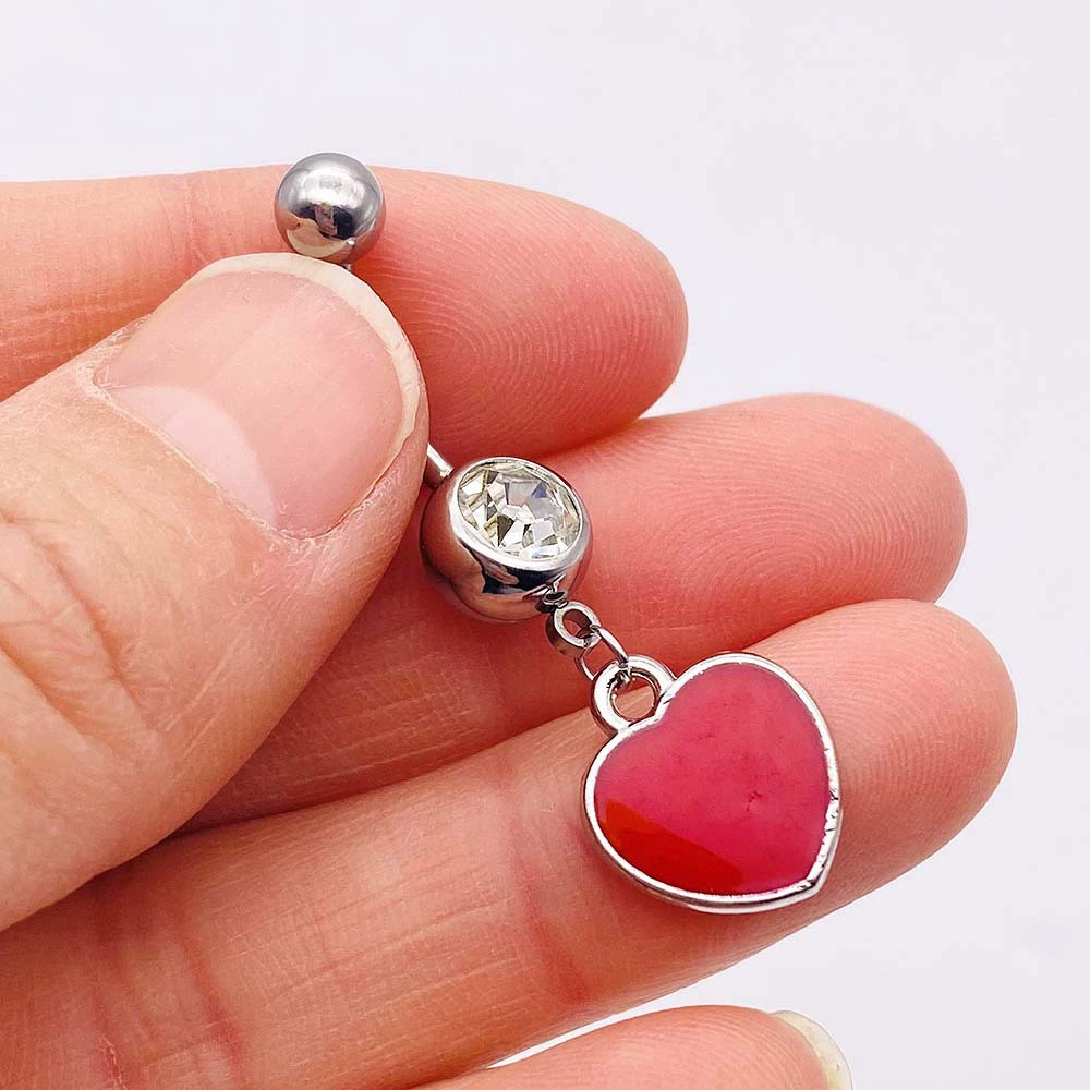 (Cross-border trading), belly button piercing stainless steel, pendant, accessory, flowered, European style