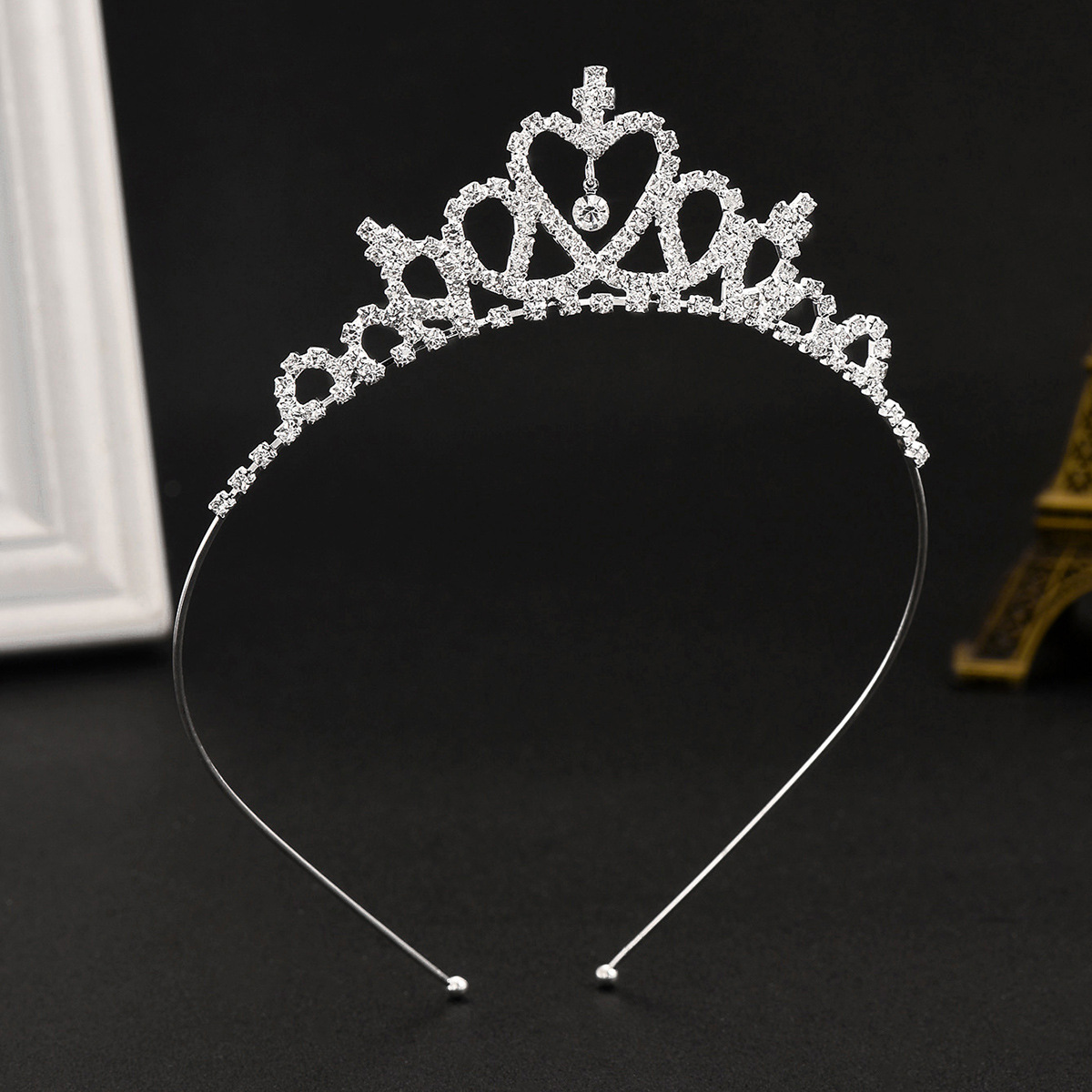 Corona de novia vestido de boda cumpleaños para niños espectáculo multifuncional diamante princesa coronas al por mayor