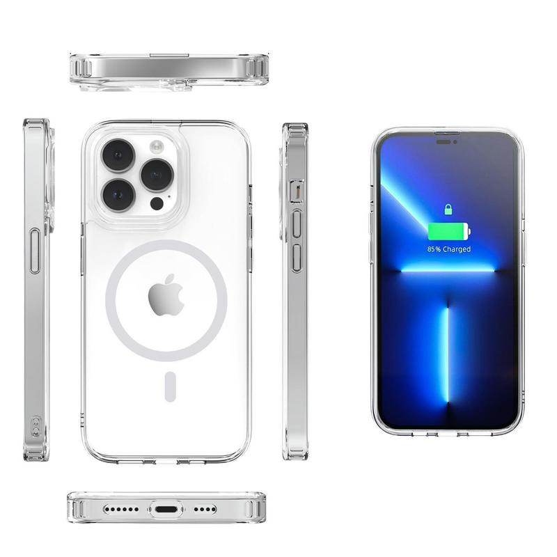 适用17Promax苹果17磁吸手机壳透明iPhone保护套16Promax强磁性力|undefined