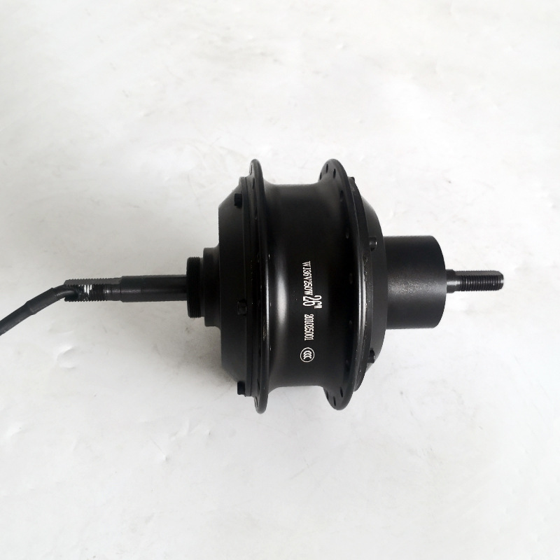 厂家供应电动车电机辐条小高速无刷有齿电机轮毂电机英制碟刹电机