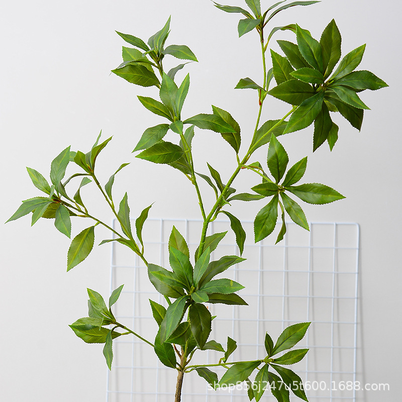 Simulation Green Plant Horse Drunk Wood Nordic Home Soft Decoration Project Japanese Crane Artificial Leaves Photography Props Fake Tree