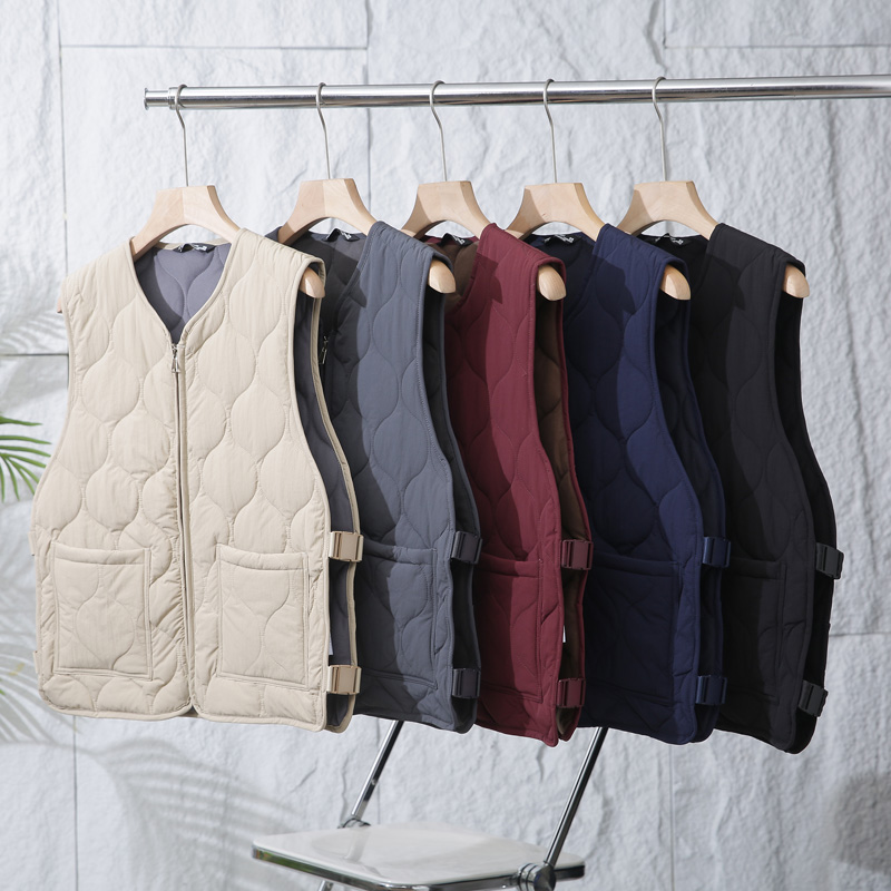 Unisex! Lightweight and warm! 2024 Men's Autumn/Winter Outdoor Windproof and Waterproof Versatile Casual Cotton Vests