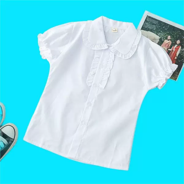 Girl lace short sleeve