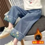 儿童冬季款女童宝宝直筒裤