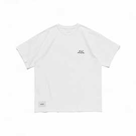 潮牌WTAPS 26SS男装短袖T恤刺绣休闲宽松圆领半袖上衣潮牌
