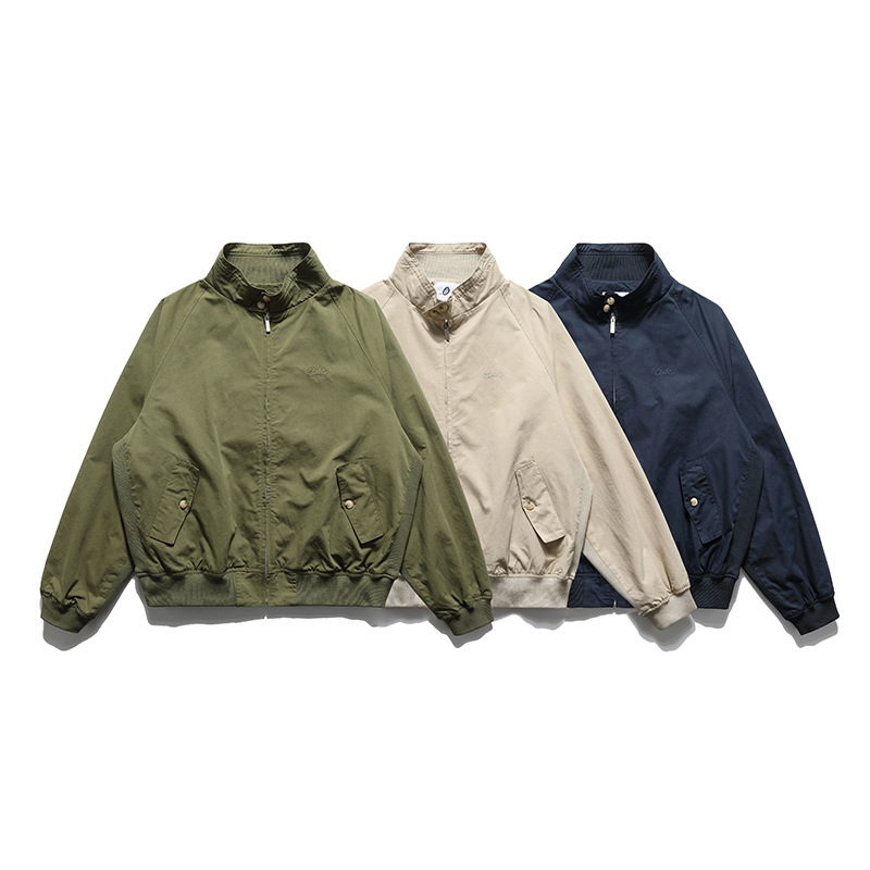 City Fanpin 2024 Autumn New Thread Stitching Harrington Jacket Workwear Coat Quality Menswear City Fanpin 2024 Autumn New Thread Stitching Harrington Jacket Workwear Coat Quality Menswear