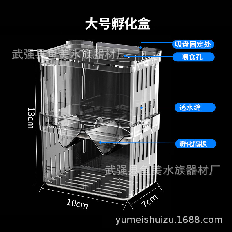 稚魚孵化箱、二層隔離箱、ベタ箱隔離ネット、吊り下げ式孵化器、雌魚の産卵と繁殖|undefined