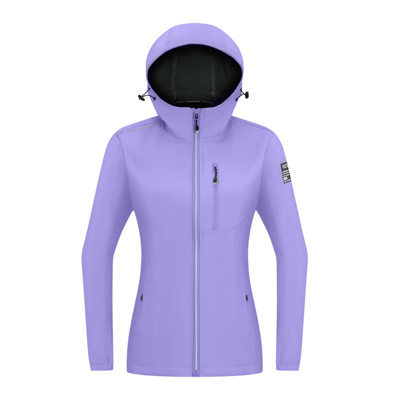 Abrigo de concha suave de otoño e invierno para hombres y mujeres con forro polar engrosado chaqueta cálida al aire libre a prueba de viento impermeable chaqueta deportiva casual