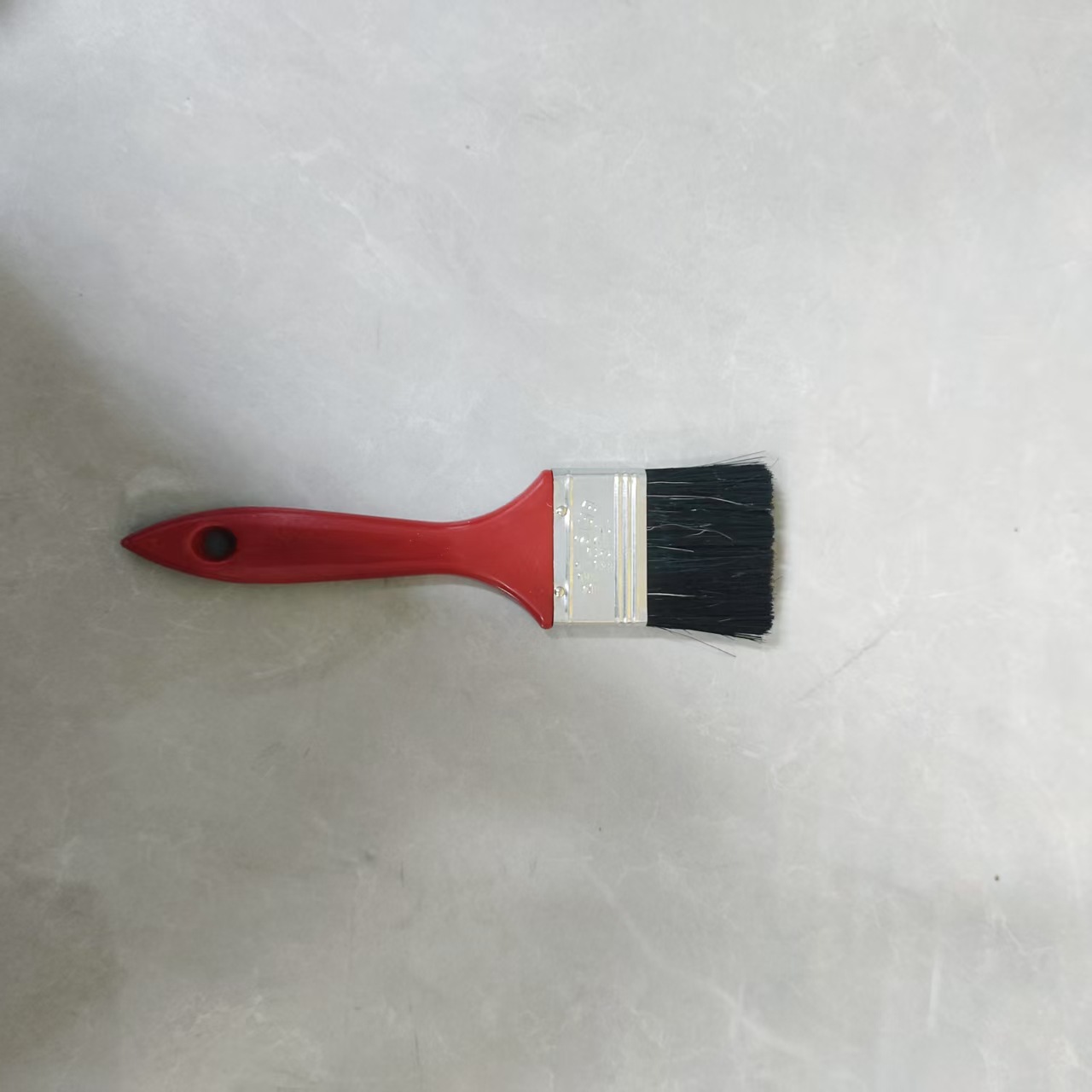 Cepillo de mango rojo de plástico cepillo de pintura de mango rojo cepillo de herramientas de recubrimiento material de construcción