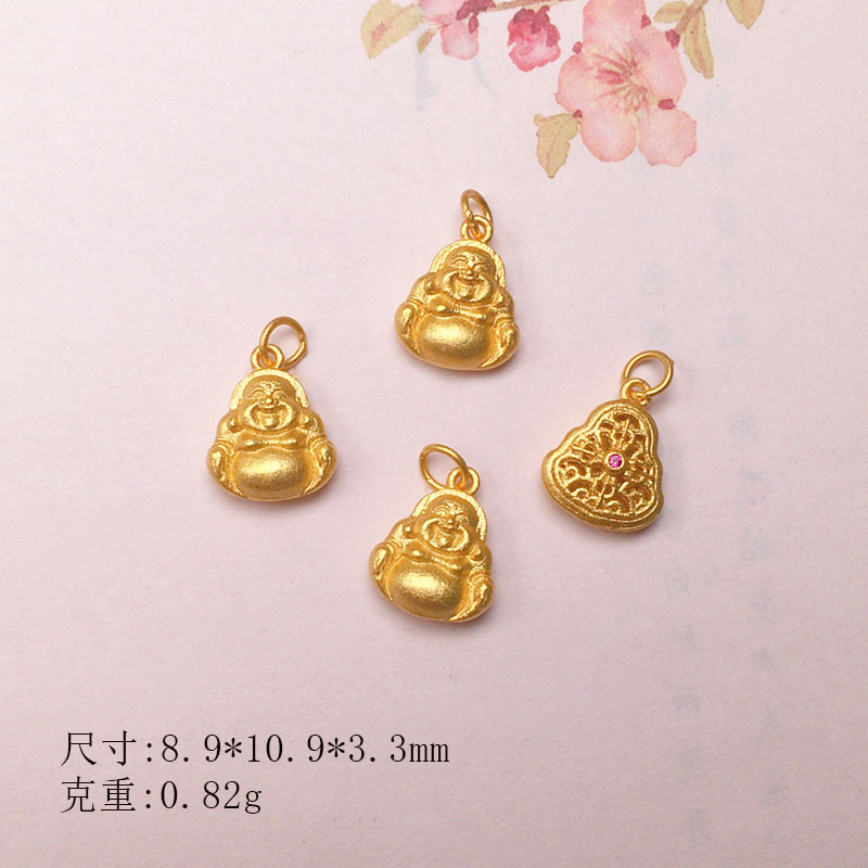 DIY Accessories s925 Silver Gold Plated Small Drop Necklace Pendant Bracelet Pendant Bracelet Beads Beads Jewelry Material