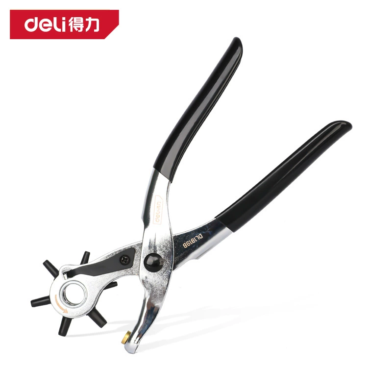 Гастроном инструмент DL1919B пробивные клещи с пластиковой ручкой многофункциональные пробивные ремни с круглым отверстием пробивные Клещи для ремня