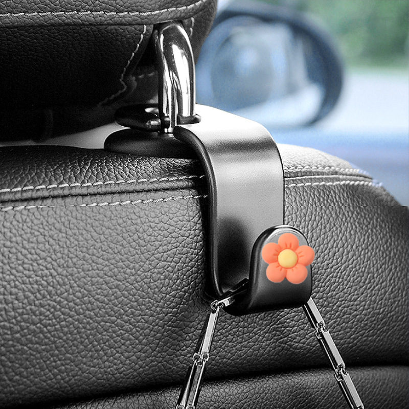 Gancho trasero del automóvil Gancho del respaldo del asiento Gancho multifuncional del automóvil del automóvil Gancho pequeño del automóvil Gancho del asiento de dibujos animados