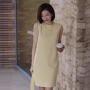显瘦无袖夏季气质连衣裙