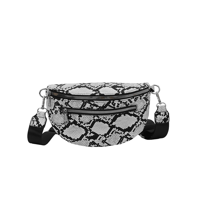 Bolso de cintura de piton para mujeres 2026 tendencia transfronteriza nueva moda europea y americana de moda ocio de viaje de hombro mochila