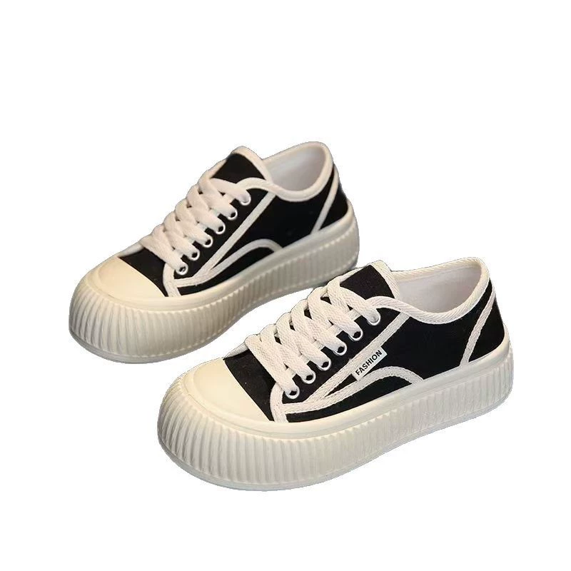 Платформенные кроссовки канвас, унисекс тинейджеры, мягкая подошва, размеры 35–40, повседневные low-top