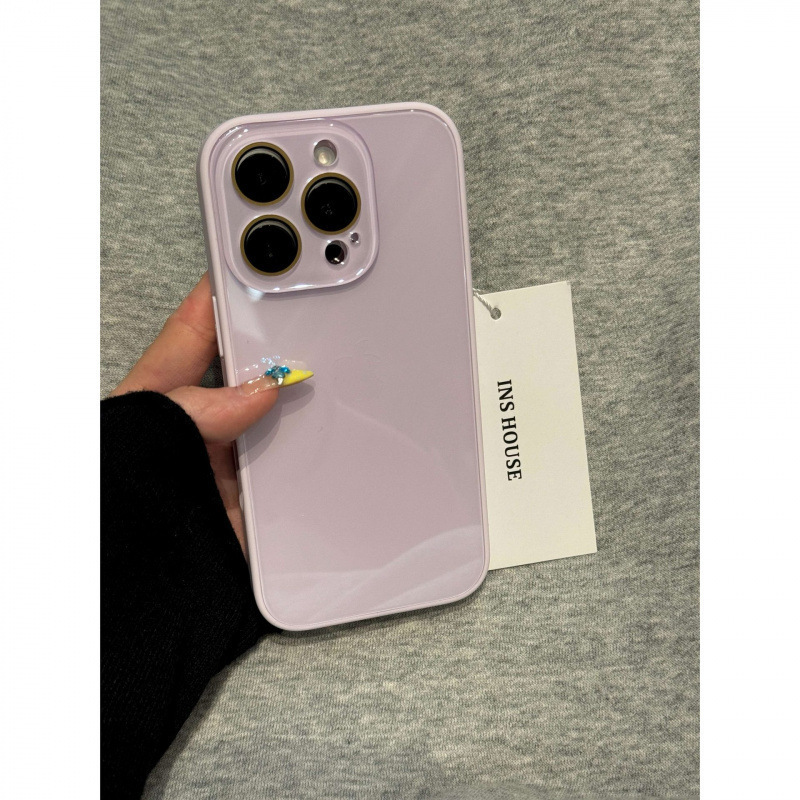 韩系ins清透糖果色保护镜头适用iphone16promax苹果15手机保护壳|undefined