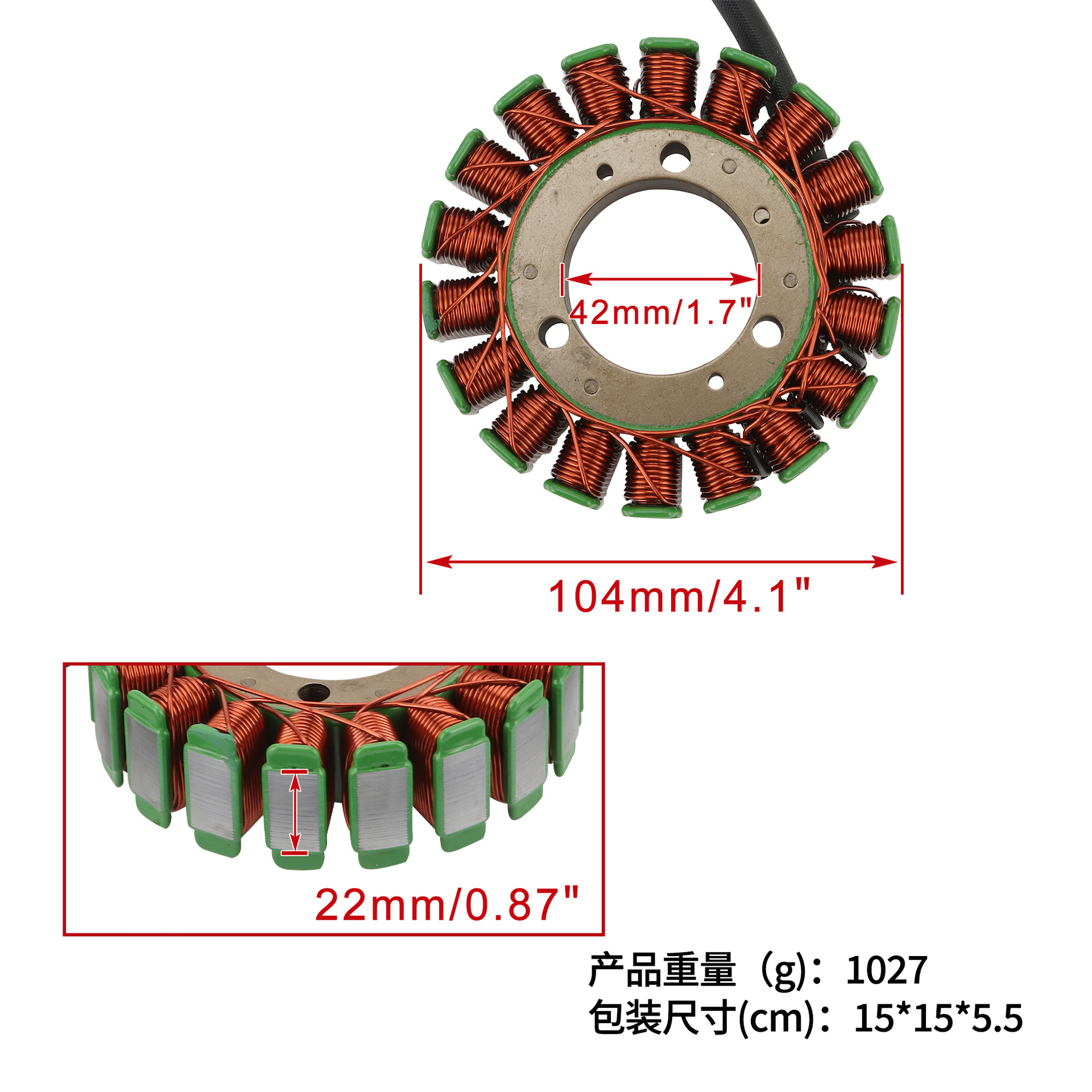Motorcycle Stator Coil for Sea-Doo 130 Gts 2011-2017 420889721