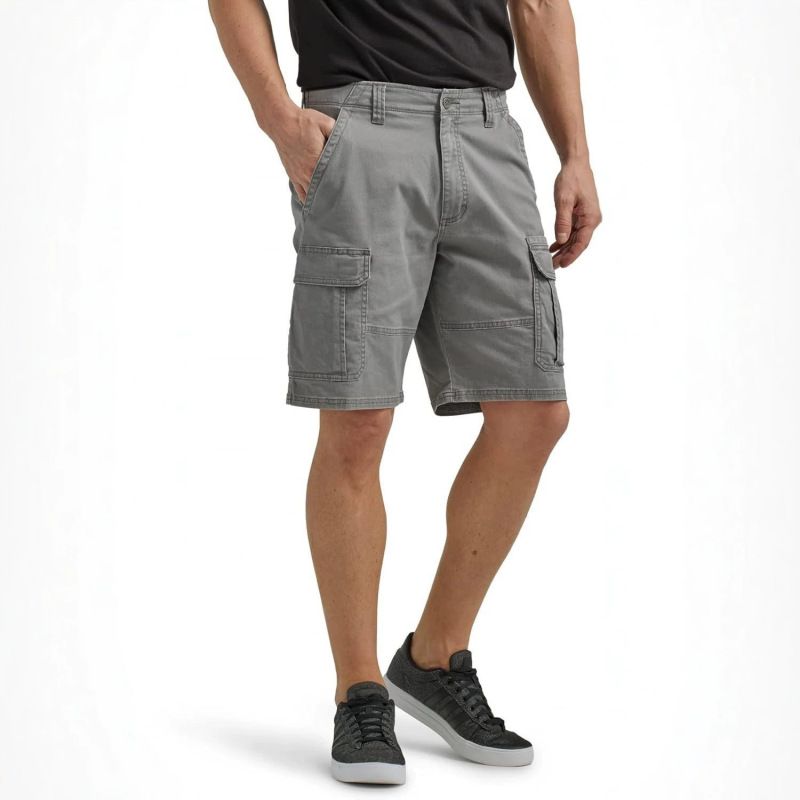 Men's Work Shorts 2025 Cross-Border Hot-Selling Men's Fashion Multi-Pocket Outdoor Loose Casual Sports Shorts Dropshipping