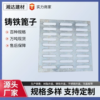 厂家定制箅子 球墨铸铁盖板 雨水篦子单篦 下水道