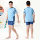 Fat children's swimwear boys's swimwear medium and large children's split children's swimming trunks boys swimwear suit plus fat increase wholesale