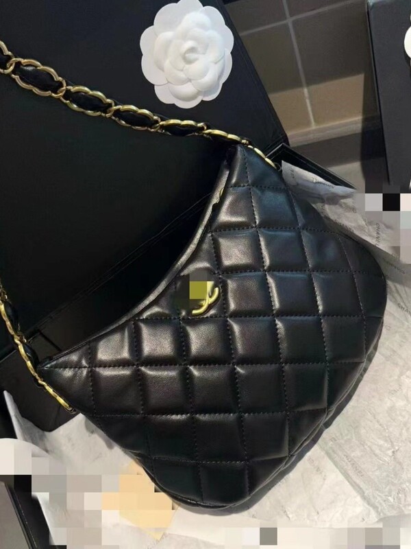 レトロトレンドCC多用途脇バッグ高価値菱形チェーンバッグクロスボディショルダーポータブルレディースバッグ旅行|undefined