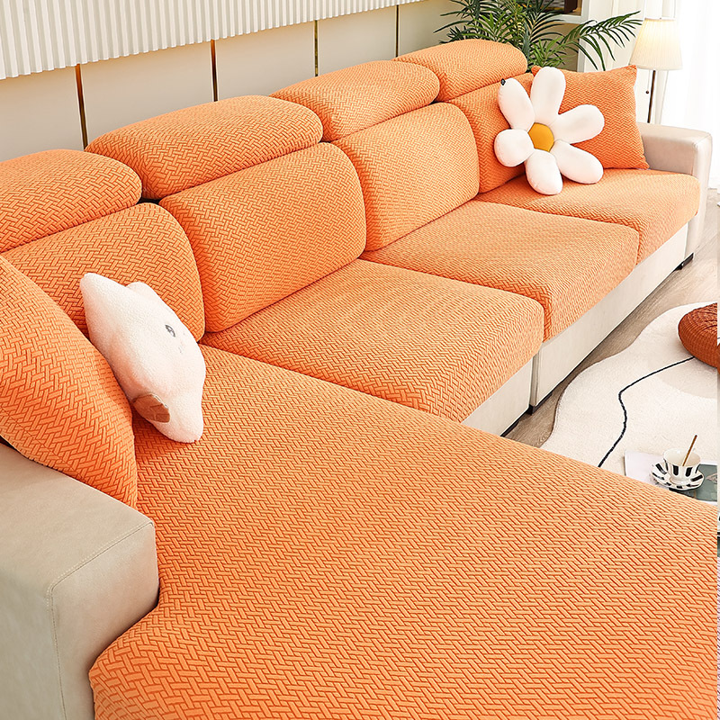 Cubierta de sofá elástica cubierta de sofá uno, dos, tres Juegos de todo incluido cubierta de sofá universal cubierta de cojín antideslizante tela